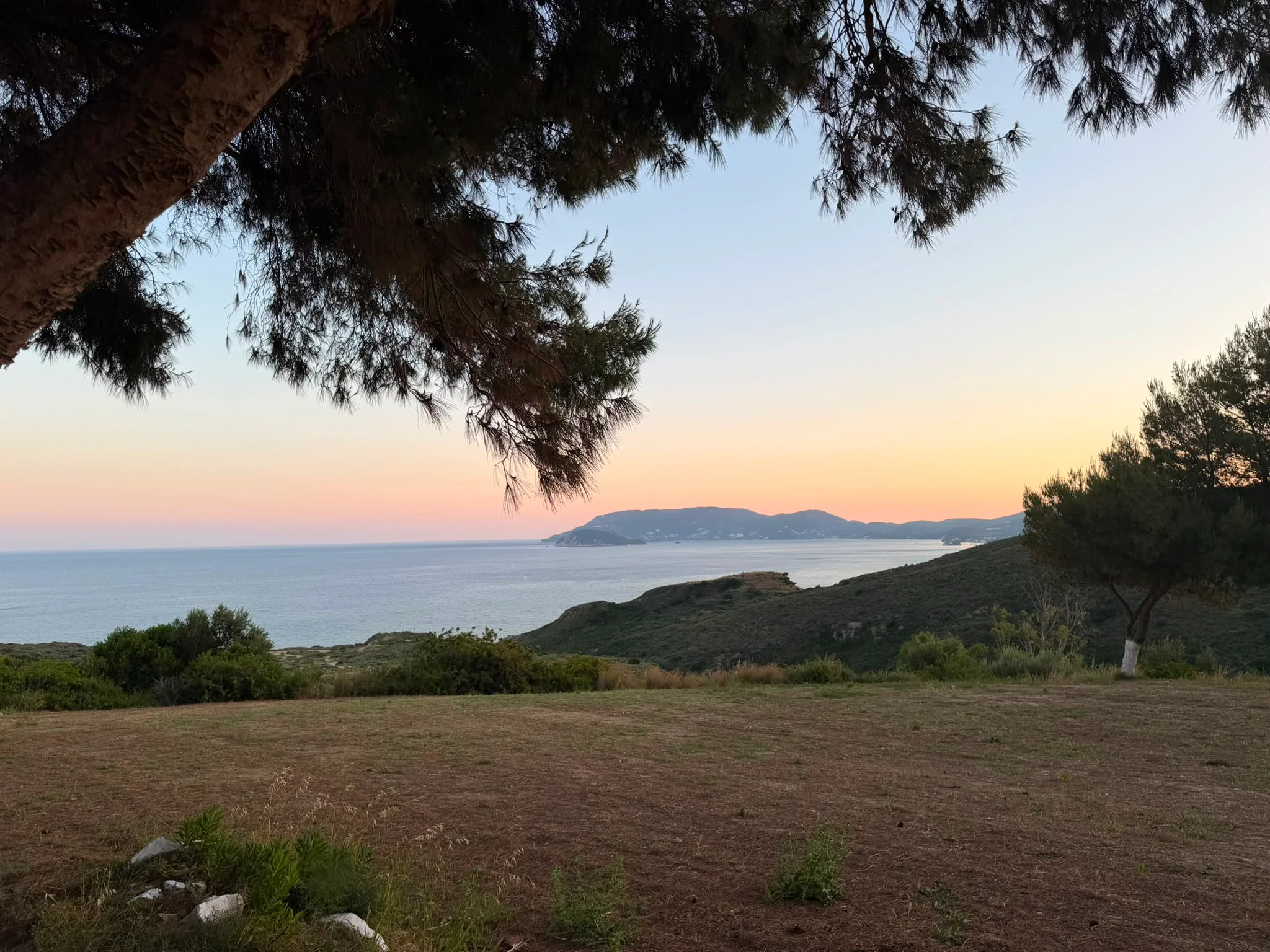 Crystal Beach at the bottom of Kalamaki Old Street